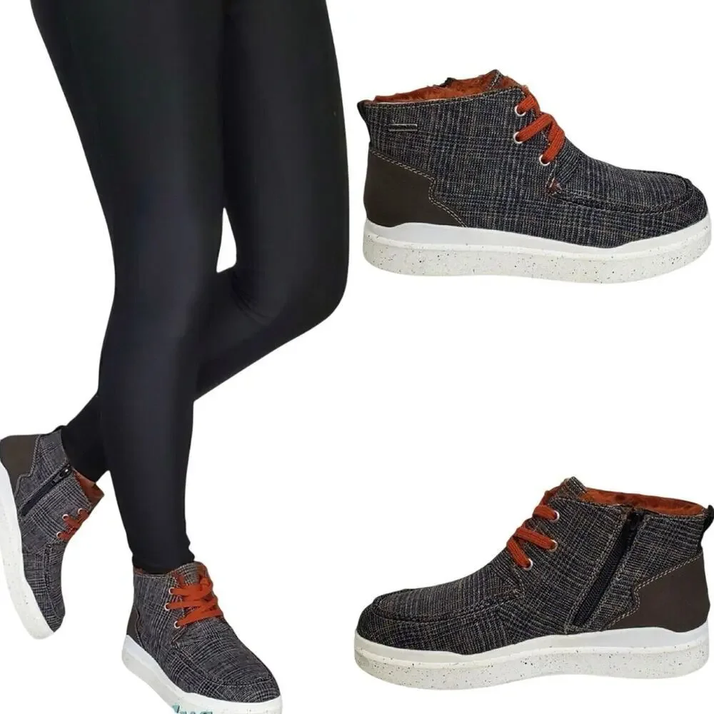 ROMIKA Helsinki 02 Jacquard Fur Lined Booties Sz 37 / US Womens 6.5 New in Box